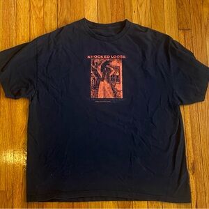 KNOCKED LOOSE back and front graphic t-shirt.